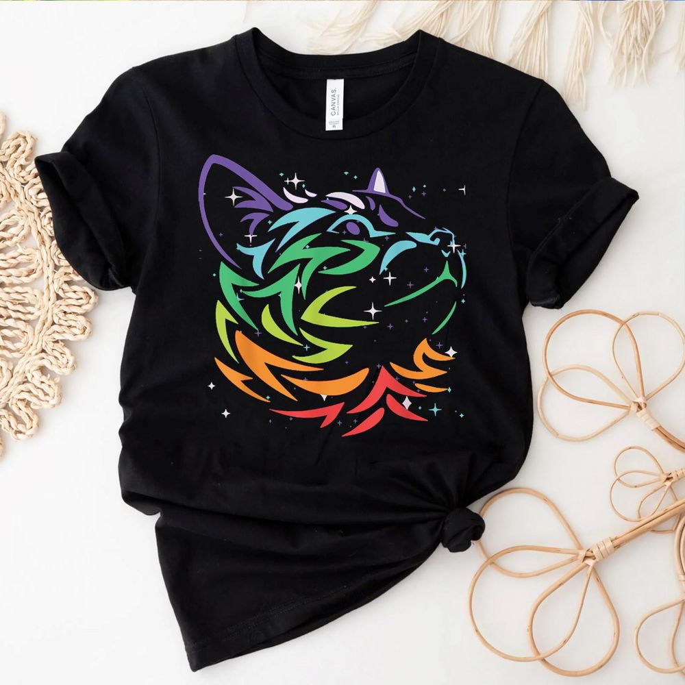 Cat Colors For Cat Lovers Cat Shirt T-Shirt Unisex Standard T-Shirt black s