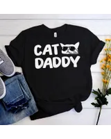 Cat Daddy Shirt T-Shirt Unisex Standard T-Shirt black s