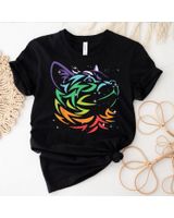 Cat Colors For Cat Lovers Cat Shirt T-Shirt Unisex Standard T-Shirt black s